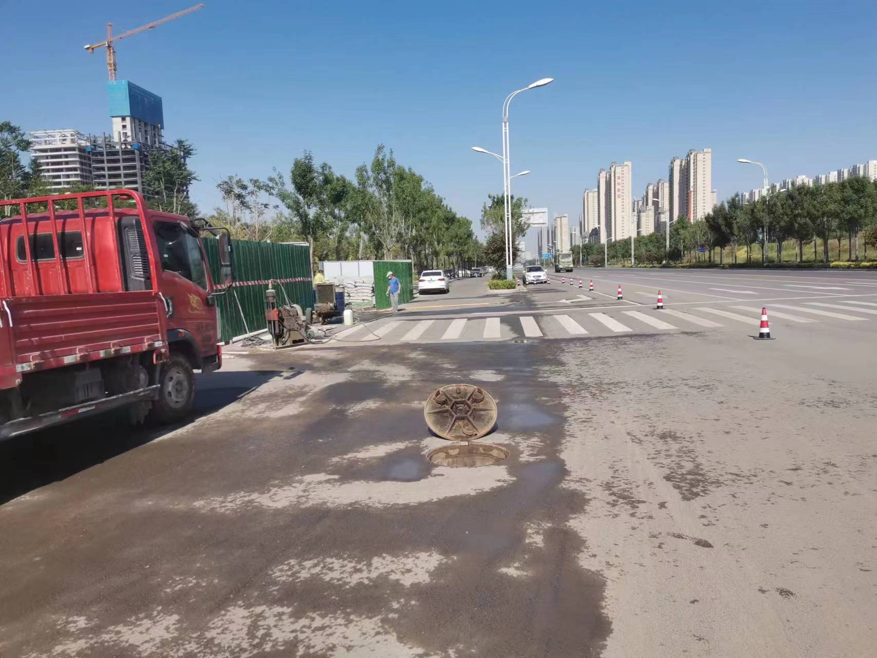 喀喇沁路面地基沉降注浆